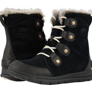 Black Sorel Explorer Joan Boots In Size 9